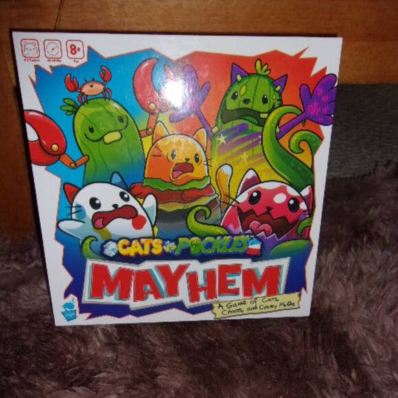 Cats vs Pickles Mayhem Game New 8+ - Picture 1 of 2